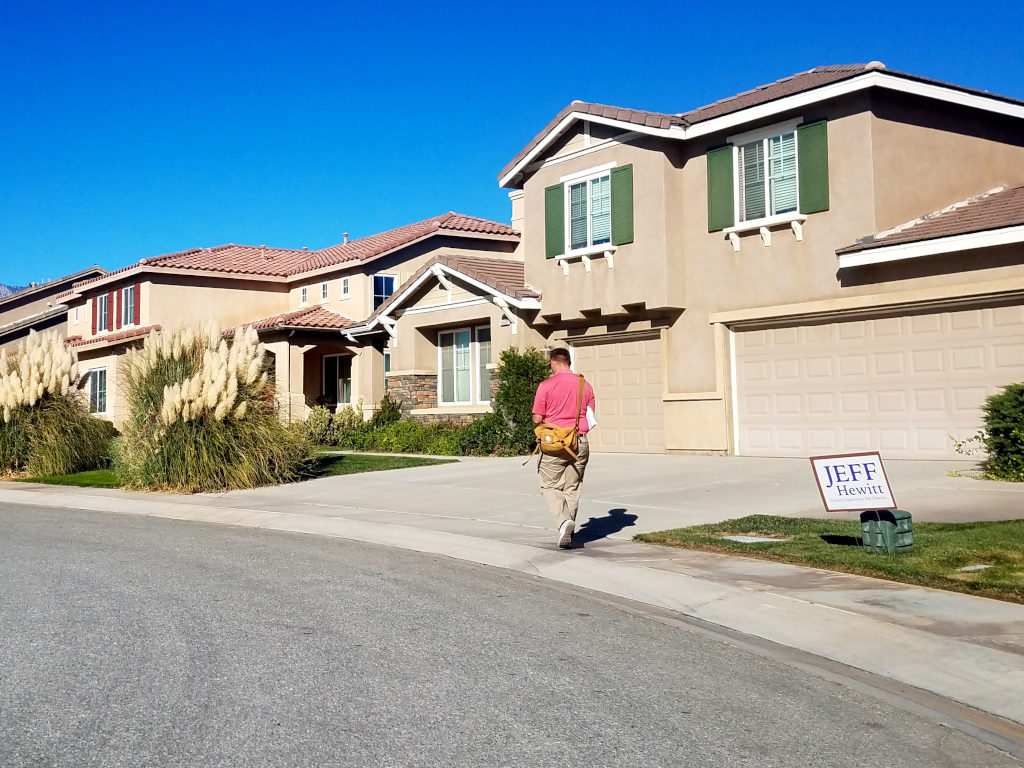 Over six weeks over a dozen workers knocked on over 22,000 doors, talking to voters and soliciting sign placement.